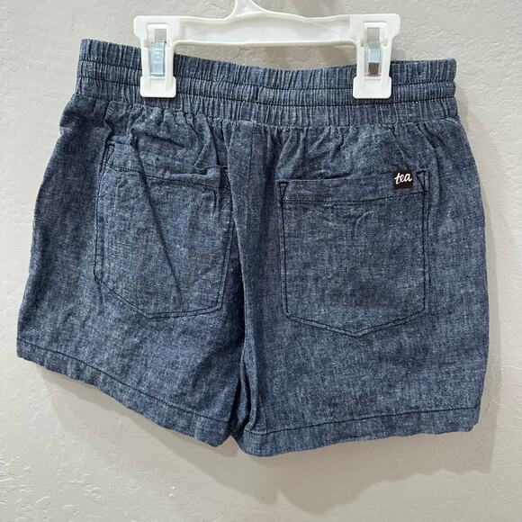 Tea Collection Denim Rumba Ruffle Shorts - Picture 4 of 7